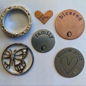 Origami Owl Lot 6 Pcs